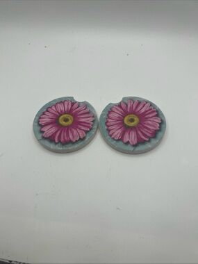 Pink Daisy VR Controller Thumb Grips - Pair